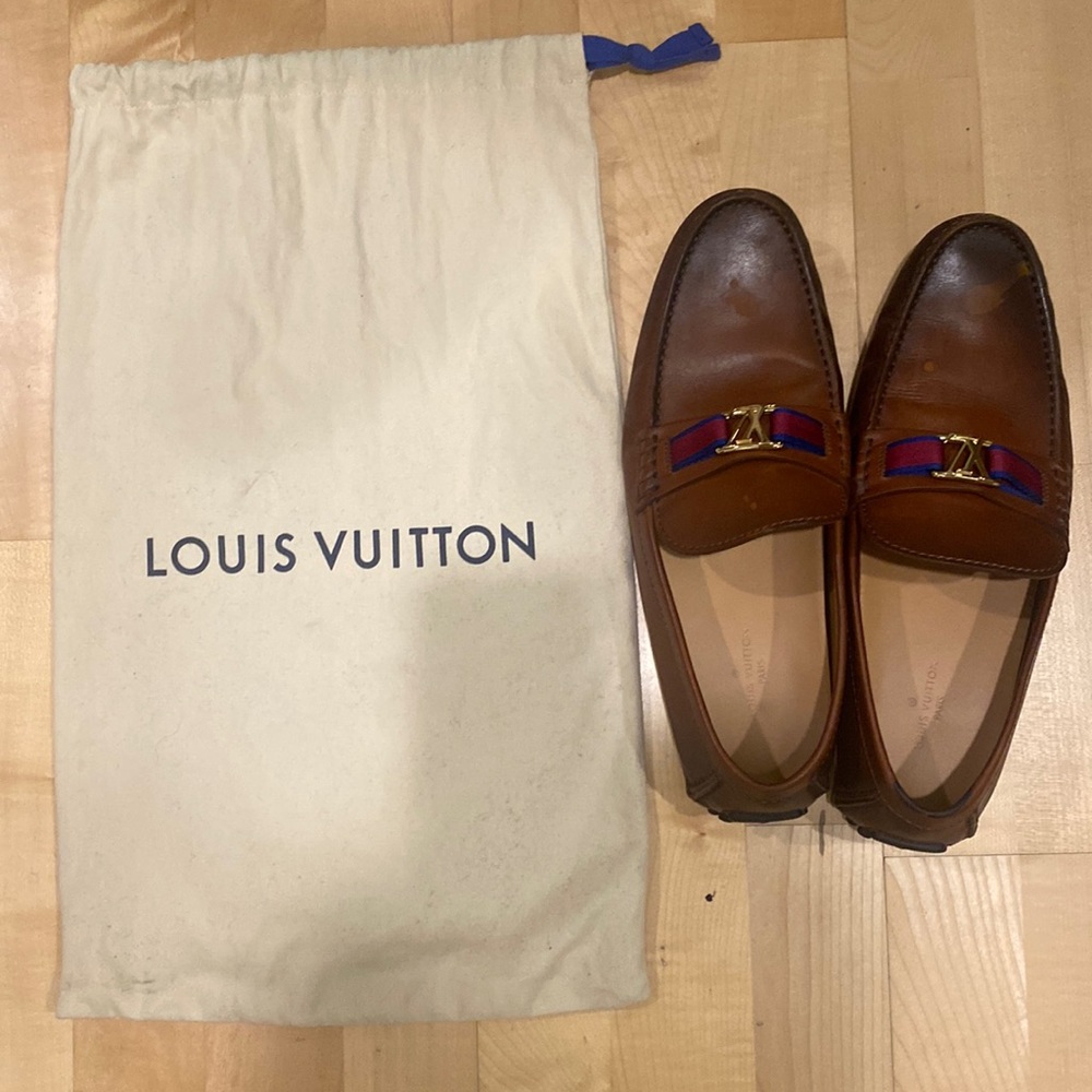 Louis Vuitton Mens loafers. Worn twice.